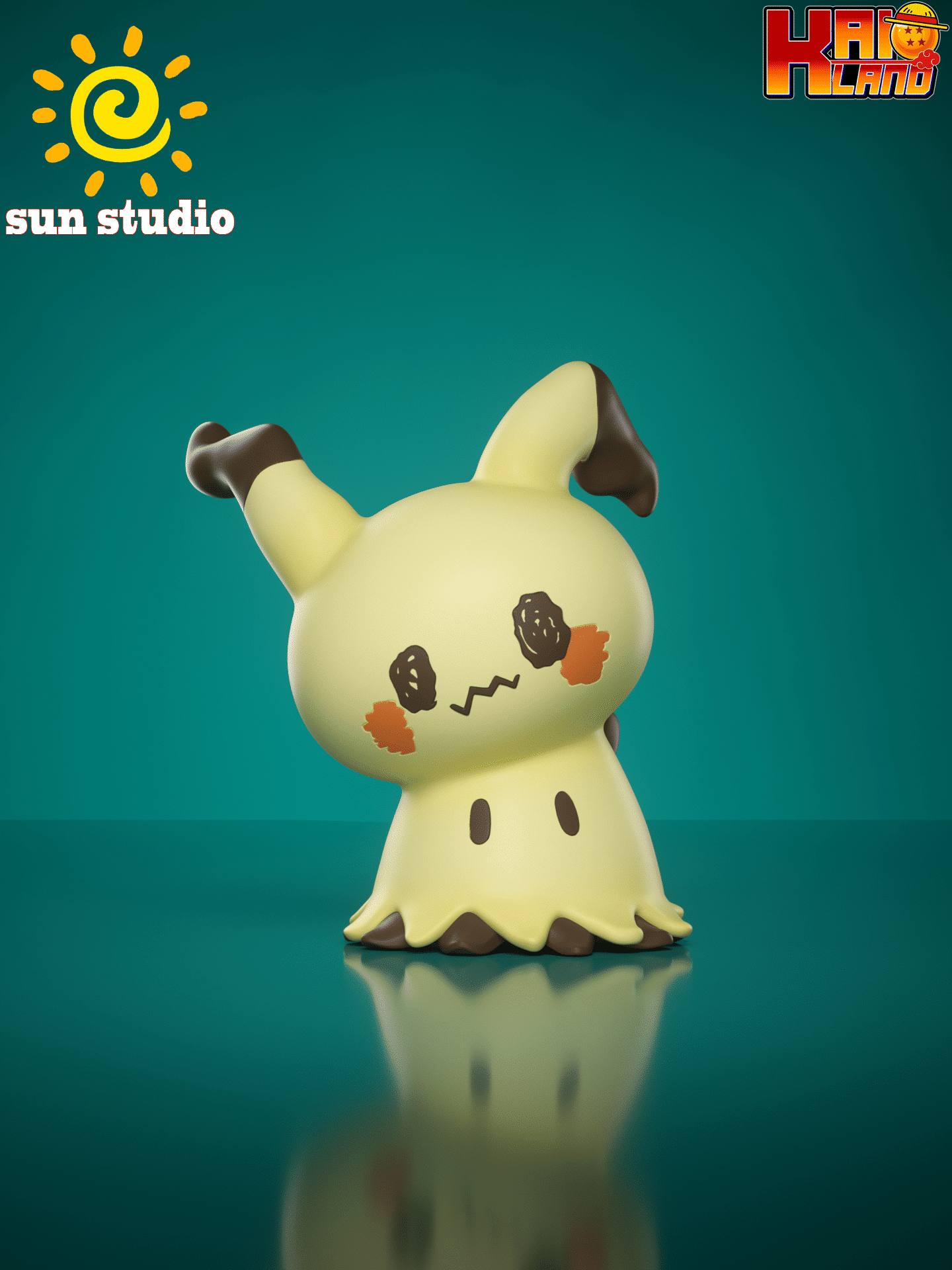 Pokemon Sun Studio Halloween Mimikyu Resin Statue