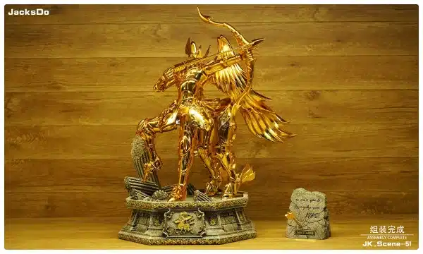 Saint Seiya JacksDo Sagittarius Gold Cloths Resin Statue 1