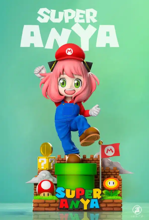 Spy x Family BBSD Studio Anya Forger COS Mario Resin Statue 2