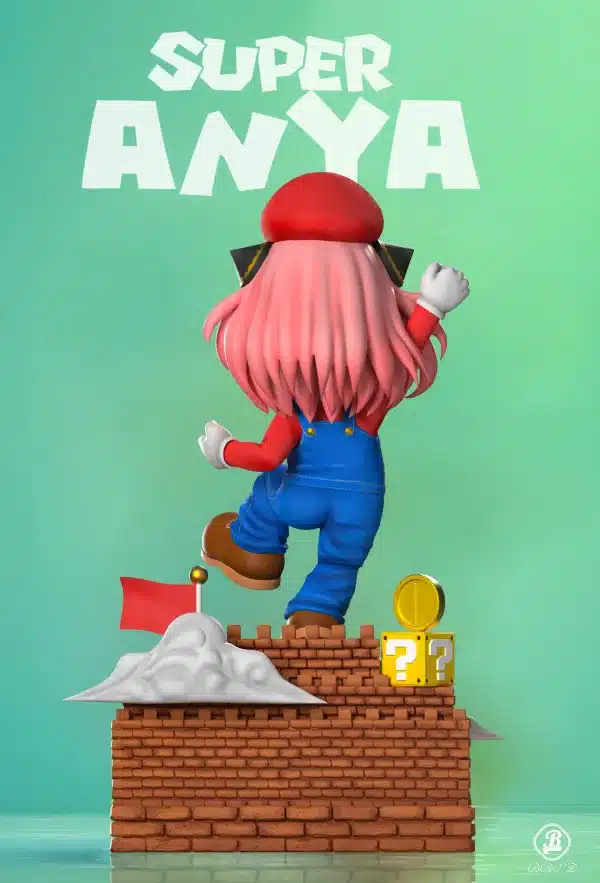 Spy x Family BBSD Studio Anya Forger COS Mario Resin Statue 4