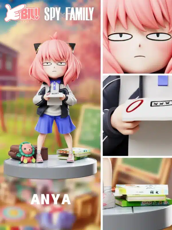 Spy x Family Biubiu Studio School Uniform Anya Forger Resin Statue 2
