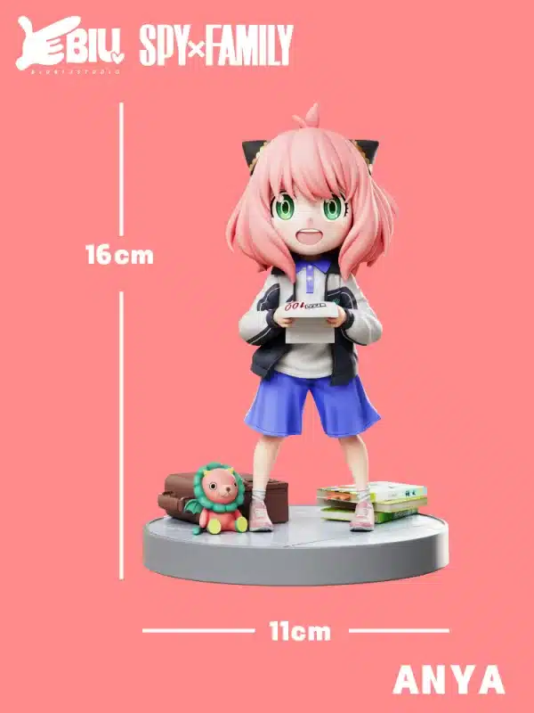 Spy x Family Biubiu Studio School Uniform Anya Forger Resin Statue 4