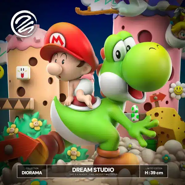 Super Mario Dream Studio Yoshis Island Diorama Resin Statue 2