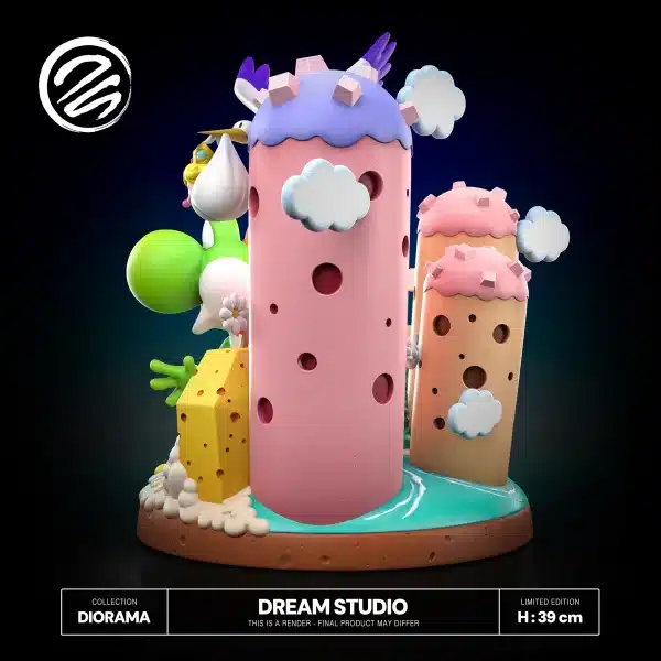 Super Mario Dream Studio Yoshis Island Diorama Resin Statue 6