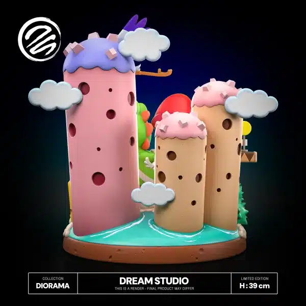 Super Mario Dream Studio Yoshis Island Diorama Resin Statue 7