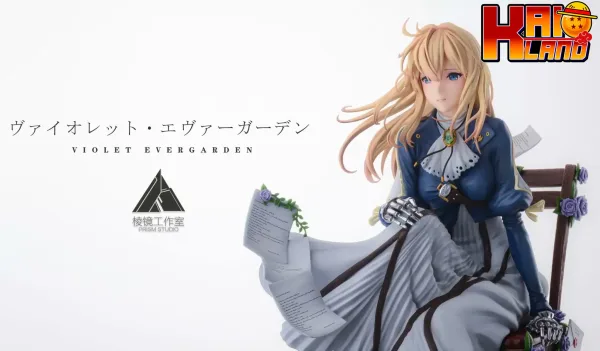 Violet Evergarden PRISM Studio Violet Resin Statue 2 scaled