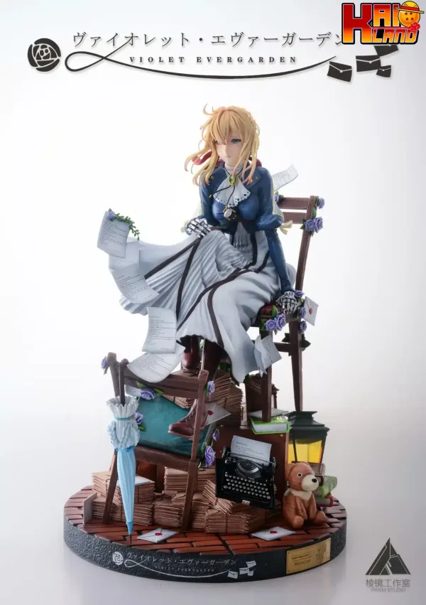 Violet Evergarden PRISM Studio Violet Resin Statue 4 scaled