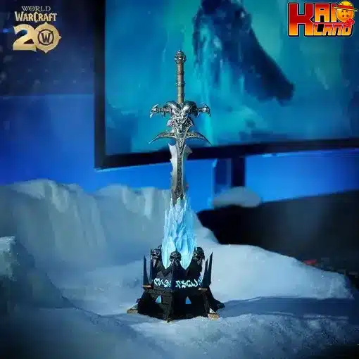 World of Warcraft Blizzard Entertainment 20th Anniversary Frostmourne Metal Replica Ornament Licensed Resin Statue