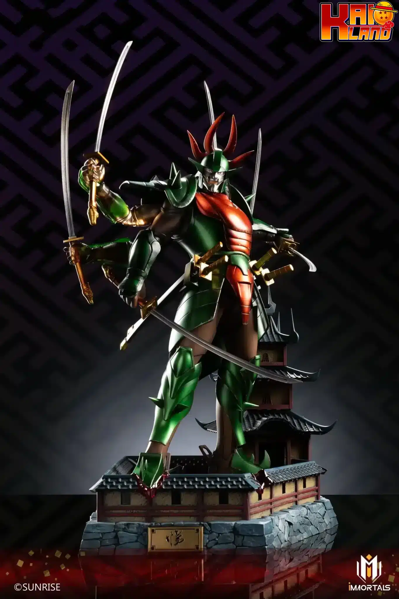 Yoroiden Samurai Troopers Immortals Studio Naaza Licensed Resin Statue