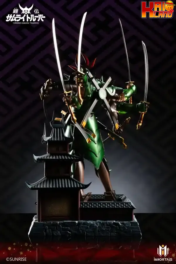 Yoroiden Samurai Troopers Immortals Studio Naaza Licensed Resin Statue 2