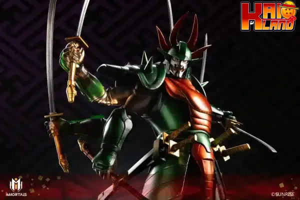 Yoroiden Samurai Troopers Immortals Studio Naaza Licensed Resin Statue 3