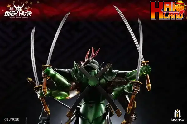 Yoroiden Samurai Troopers Immortals Studio Naaza Licensed Resin Statue 4