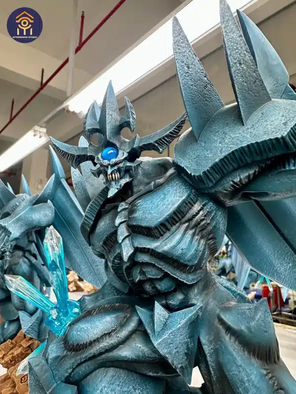 YuGiOh Aftershock Studio Obelisk the Tormentor x Seto Kaiba Resin Statue 2 1