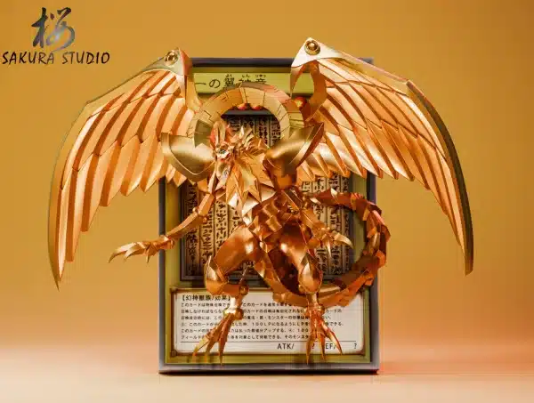 YuGiOh Sakura Studio Egyptian God Photo Frame Resin Statue 7