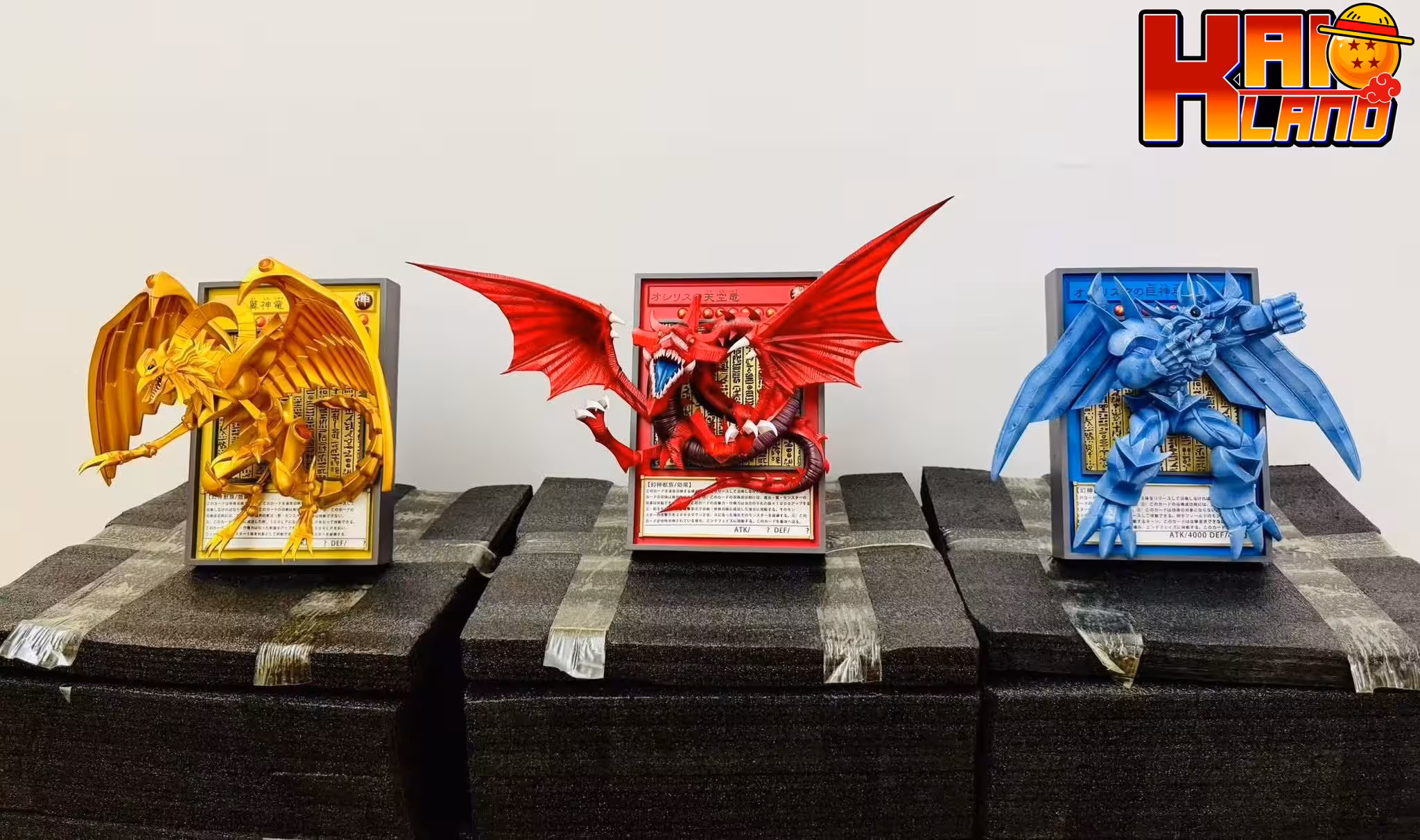 YuGiOh Sakura Studio Egyptian God Photo Frame Resin Statue