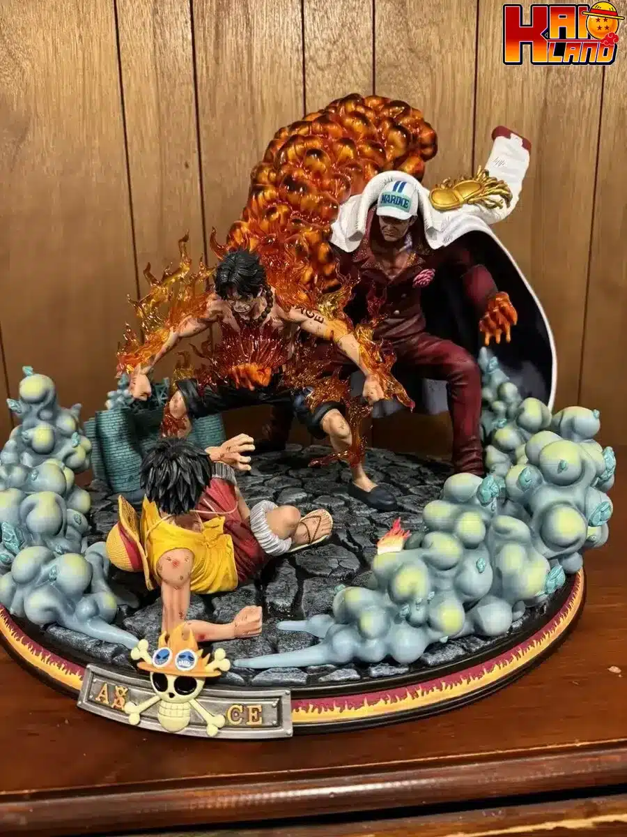 One Piece YUME x MRC Studios The Death of Ace Resin Statue