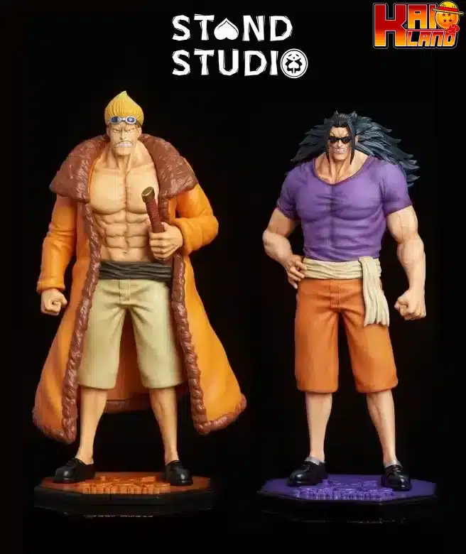 One Piece Stand Studio Gaban And Taro Resin Statue