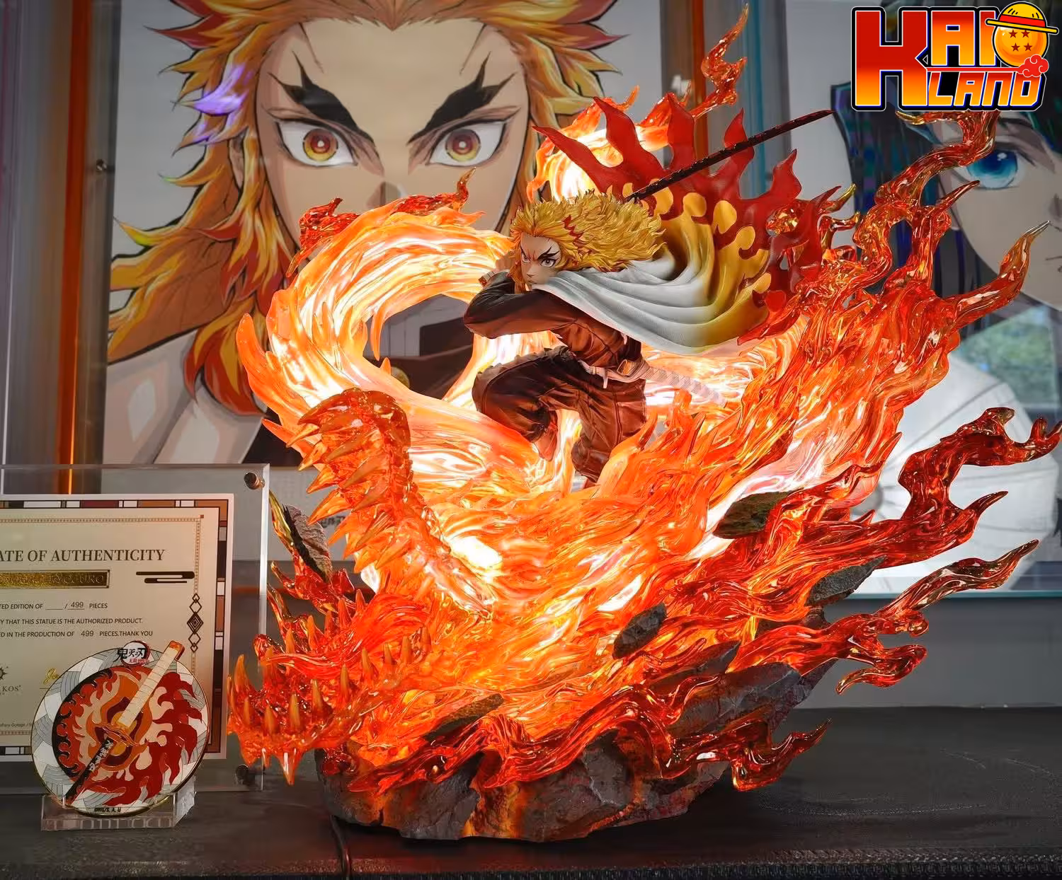 Kimetsu No Yaiba Zodiakos Studio Rengoku Licensed Resin Statue