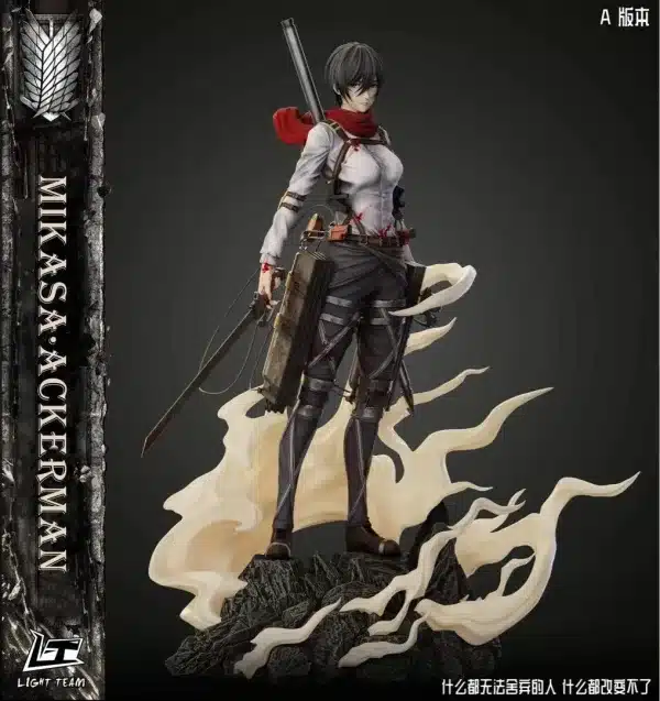 Attack On Titan Light Team Studio Mikasa Ackerman Resin Statue 4