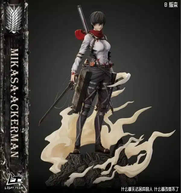 Attack On Titan Light Team Studio Mikasa Ackerman Resin Statue 5