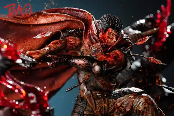 Berserk Bao Studio x Eagle Dark Studio Guts Hundred Man Slayer Resin Statue 2