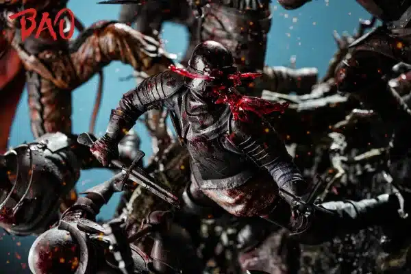 Berserk Bao Studio x Eagle Dark Studio Guts Hundred Man Slayer Resin Statue 5