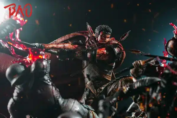 Berserk Bao Studio x Eagle Dark Studio Guts Hundred Man Slayer Resin Statue 7