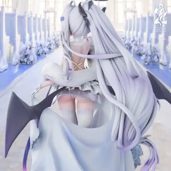 Blue Archive Alice21 Studio Wedding Dress Sorasaki Hina Resin Statue 3