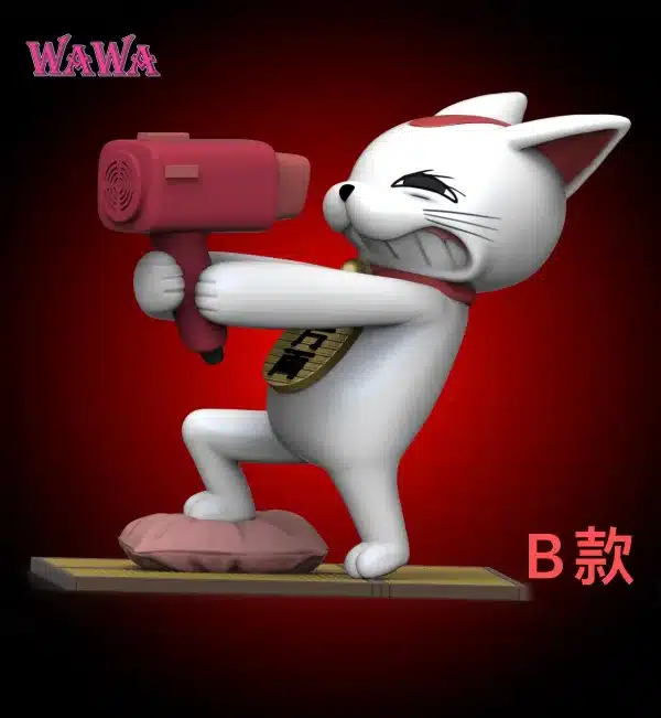 Dandadan WAWA Studio Blow Dryer Turbo Granny Resin Statue 2