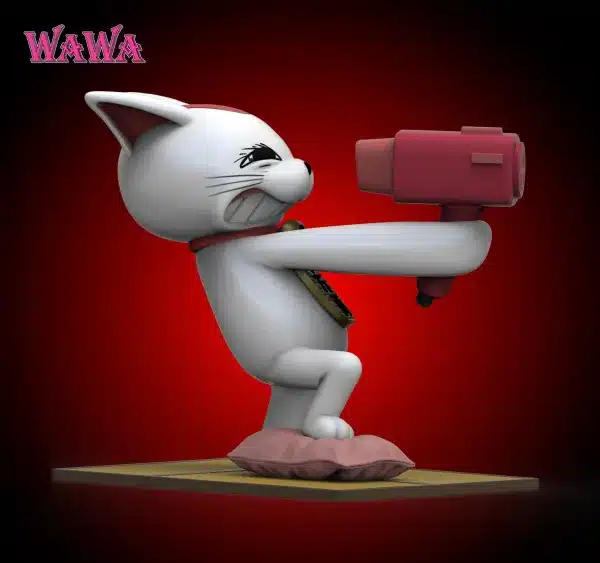 Dandadan WAWA Studio Blow Dryer Turbo Granny Resin Statue 4