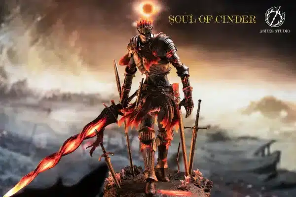 Dark Soul III Ashes Studio Souls of Cinder Resin Statue 2