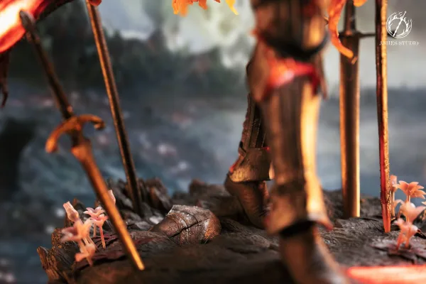 Dark Soul III Ashes Studio Souls of Cinder Resin Statue 4