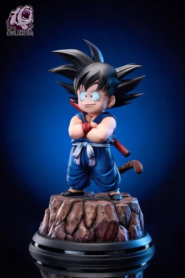 Dragon Ball Civilization Studio Childhood Son Goku Resin Statue 2