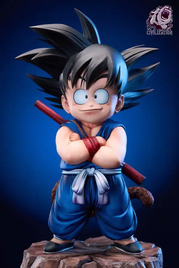 Dragon Ball Civilization Studio Childhood Son Goku Resin Statue 3