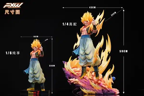 Dragon Ball FXW Studio Hell Gogeta Resin Statue 7