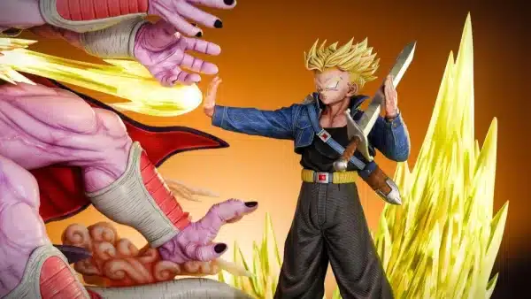 Dragon Ball KD Collectibles Trunks Vs King Cold Resin Statue 3