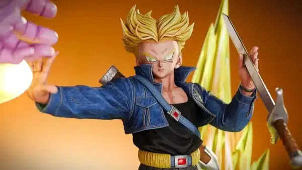 Dragon Ball KD Collectibles Trunks Vs King Cold Resin Statue 6