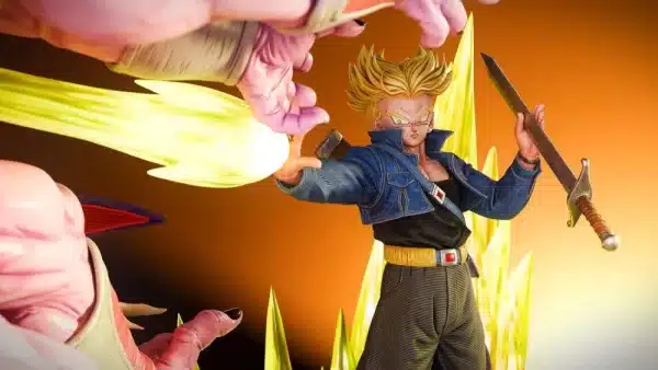 Dragon Ball KD Collectibles Trunks Vs King Cold Resin Statue 7
