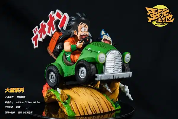 Dragon Ball Nest Zone Studio Car Yamcha x Puar Resin Statue 1
