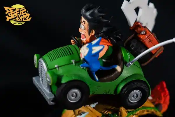 Dragon Ball Nest Zone Studio Car Yamcha x Puar Resin Statue 3