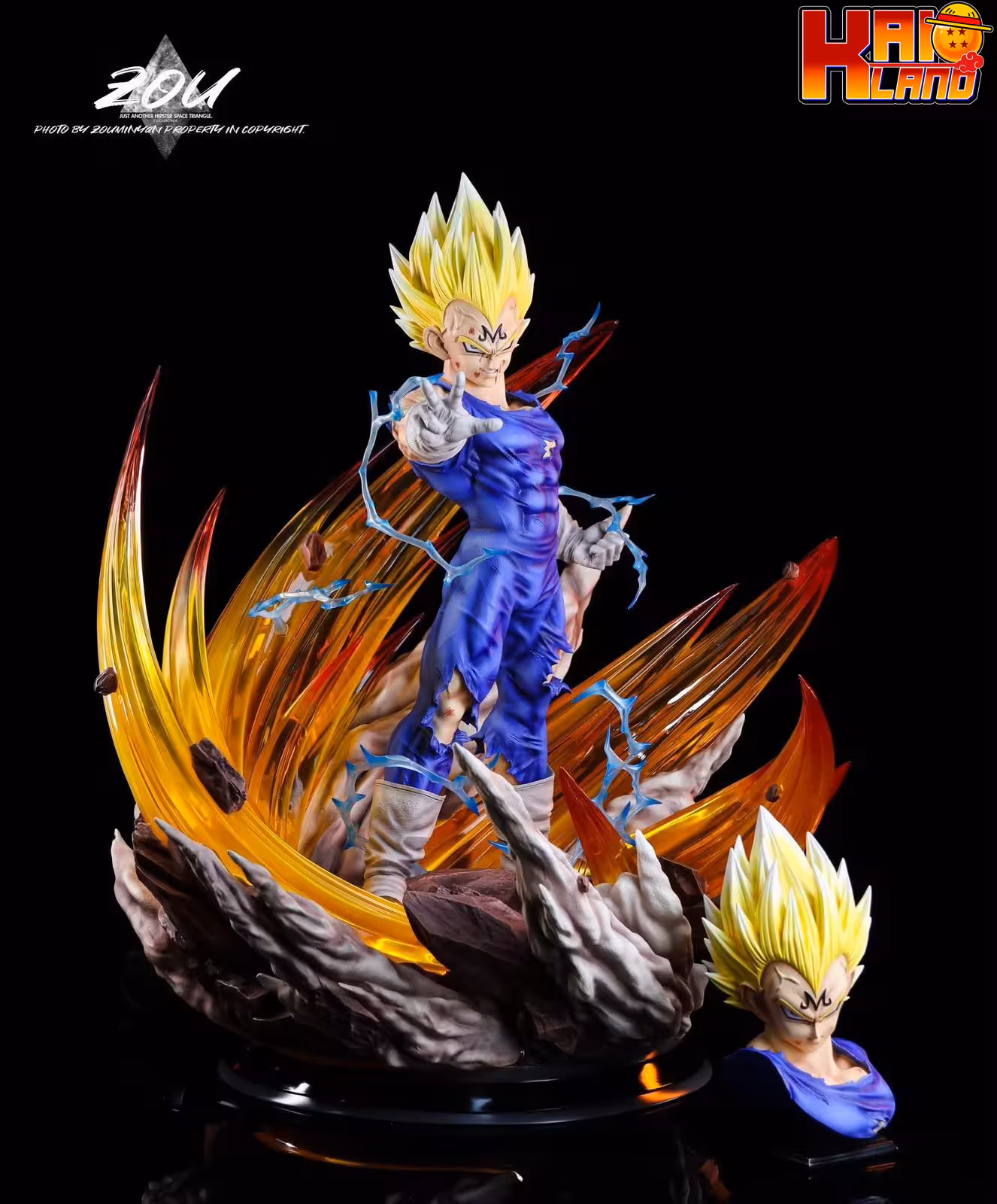 Dragon Ball Oracle x Figure Class Majin Vegeta Final Impact Resin Statue