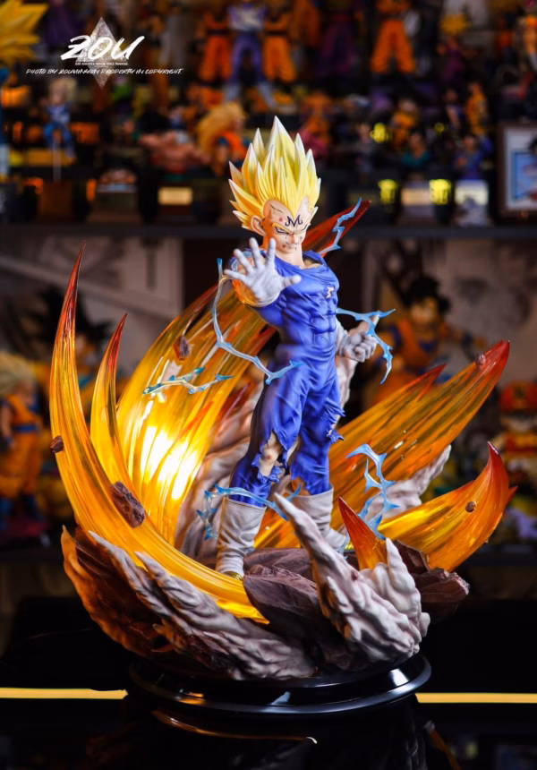 Dragon Ball Oracle x Figure Class Majin Vegeta Final Impact Resin Statue 3 1