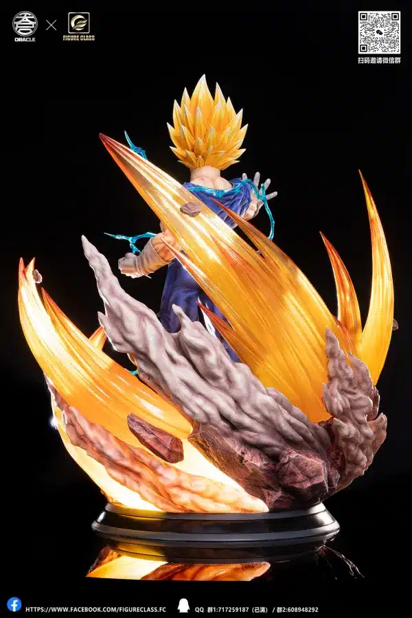 Dragon Ball Oracle x Figure Class Majin Vegeta Final Impact Resin Statue 7