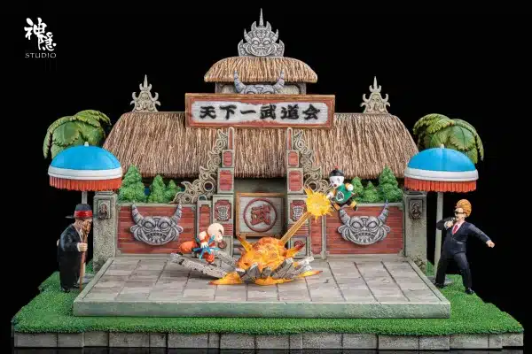 Dragon Ball ShenYin Studio Chaoz Vs Krillin Resin Statue 4
