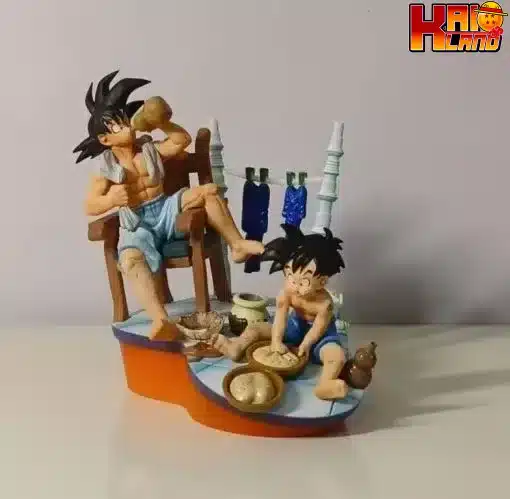 Dragon Ball ll Studio Goku and Gohans Training Begins Resin Statue