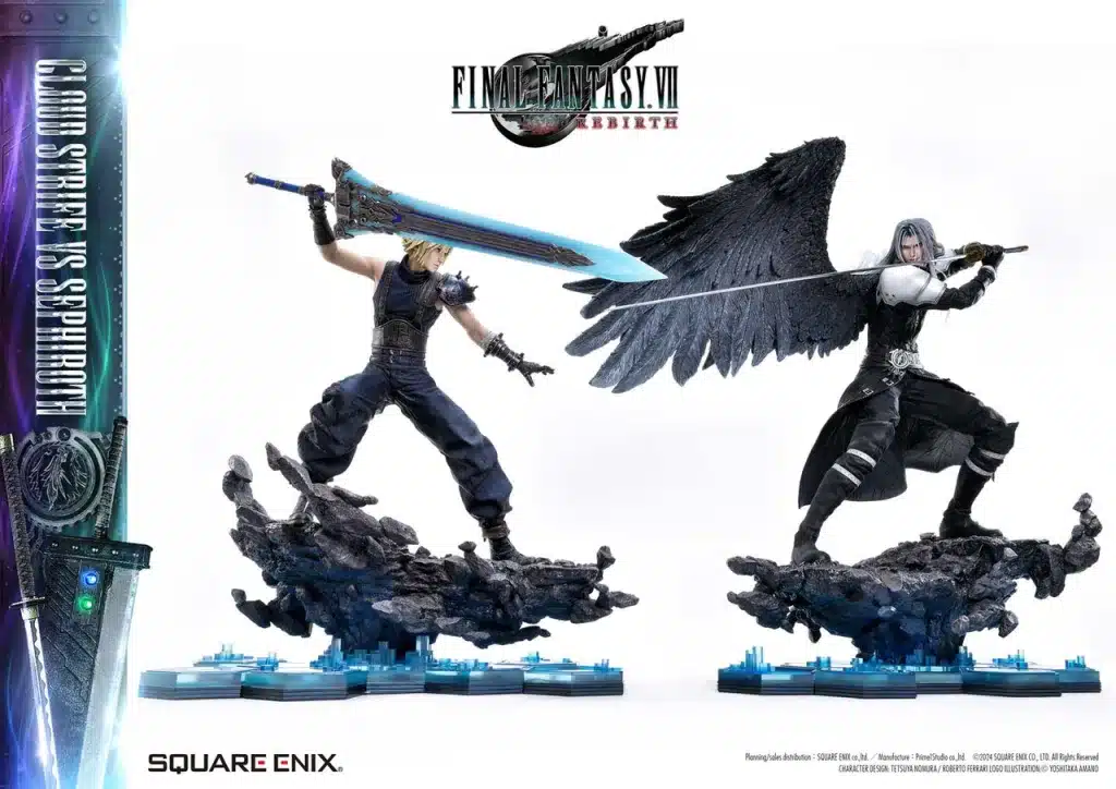 Final Fantasy Prime 1 Studio Cloud X Sephiroth Licensed Resin