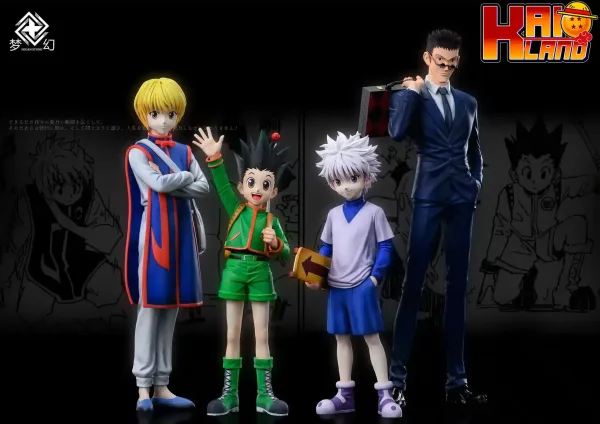 Hunter x Hunter Dream Studio Gon x Killua x Leorio x Kurapika Resin Statue 1