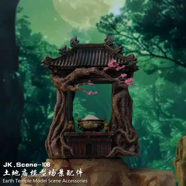 JacksDo Studio Original Earth temple Model Scene Resin Statue 1