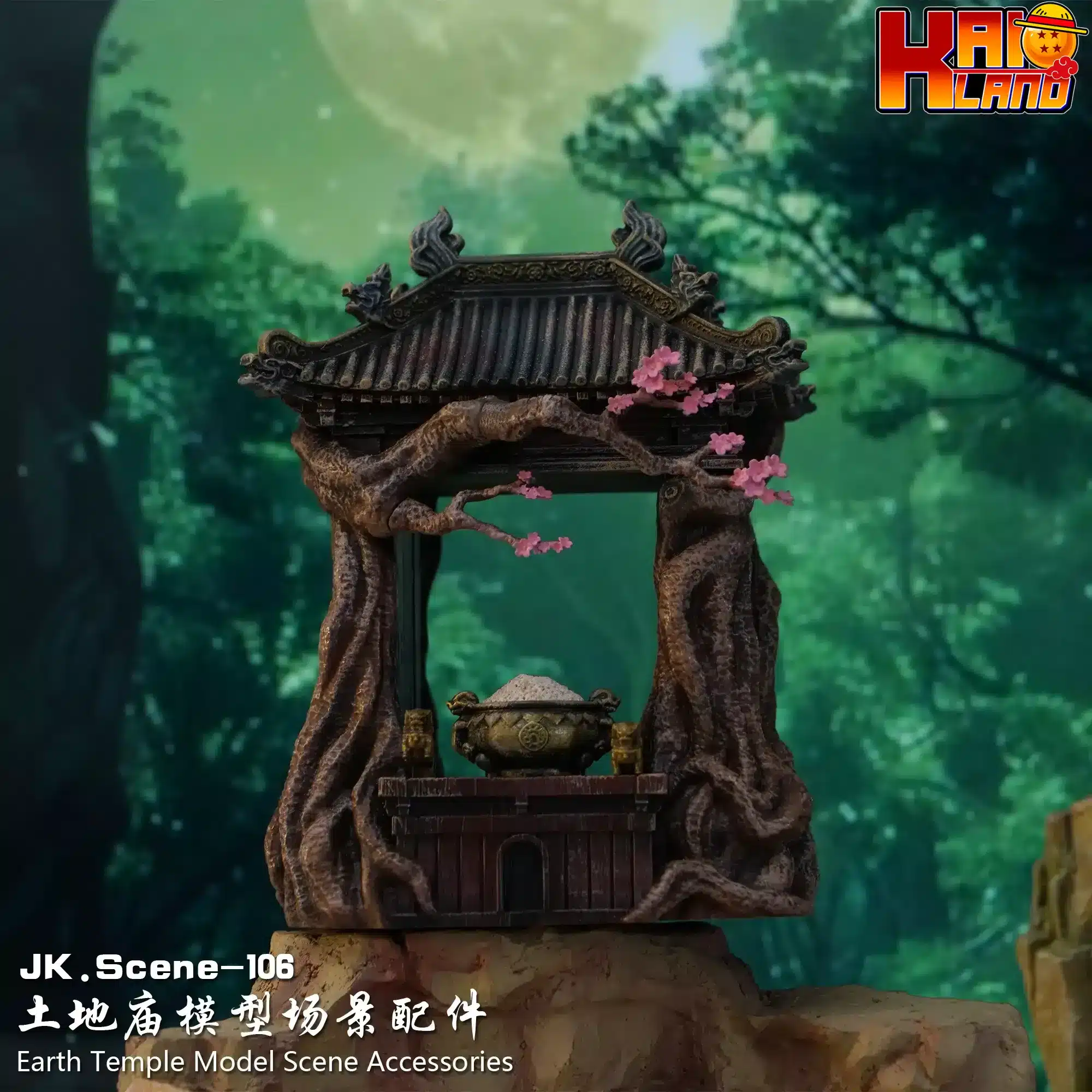 JacksDo Studio Original Earth temple Model Scene Resin Statue