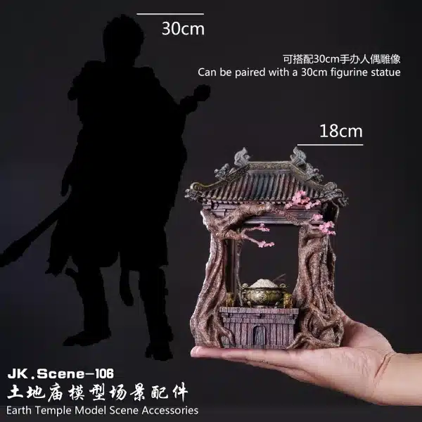 JacksDo Studio Original Earth temple Model Scene Resin Statue 3